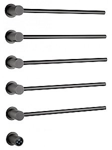 Полотенцесушитель электрический встраиваемый WONZON & WOGHAND HAMBURG, Темный графит (WW-AL315-GM) купить в интернет-магазине сантехники Sanbest