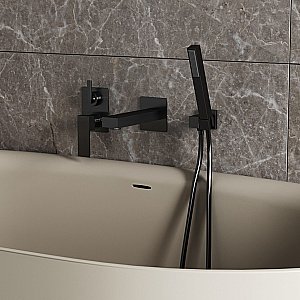 Смеситель для душа PAINI Dax-R 84PZ6911R черный матовый купить в интернет-магазине сантехники Sanbest