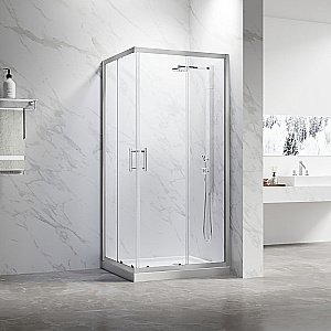 Душевой уголок Veconi Rovigo RV27CH-12080-01-C8 120х80 стекло прозрачное/профиль хром купить в интернет-магазине Sanbest