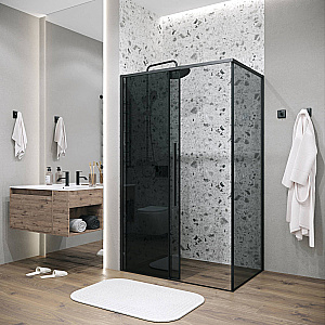 Душевой уголок Grossman Galaxy 100х100 120.K33.01.1010.21.10 стекло тонированное/профиль черный матовый купить в интернет-магазине Sanbest