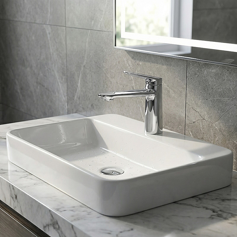 Смеситель для раковины Elghansa BASIC 1601034 хром купить в интернет-магазине сантехники Sanbest