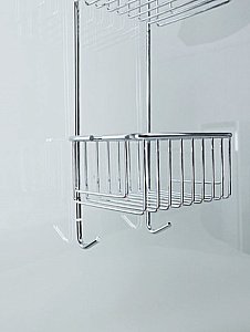 Полка двойная Decor Walther Universal DW HGK2 подвесная хром купить в интернет-магазине сантехники Sanbest