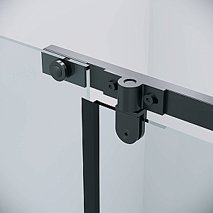 Душевой уголок Grossman Pragma 120х80 120.K33.03.1280.21.00 стекло прозрачное/профиль черный матовый купить в интернет-магазине Sanbest