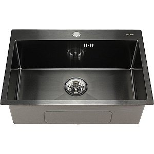 Мойка кухонная Melana ProfLine D6545HB графит купить в интернет-магазине сантехники Sanbest