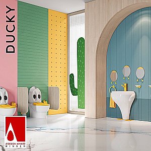 Унитаз детский с функцией биде CREAVIT DUCKY DC360-00 белый, с бачком купить в интернет-магазине Sanbest