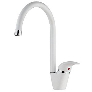 Смеситель для кухни PAINI Sicily 632L570PNLMKM белый купить в интернет-магазине сантехники Sanbest