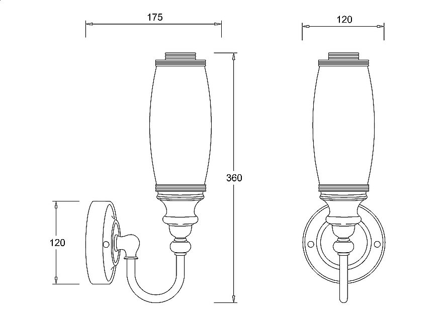 Светильник Savoy BL23 хром купить в интернет-магазине сантехники Sanbest