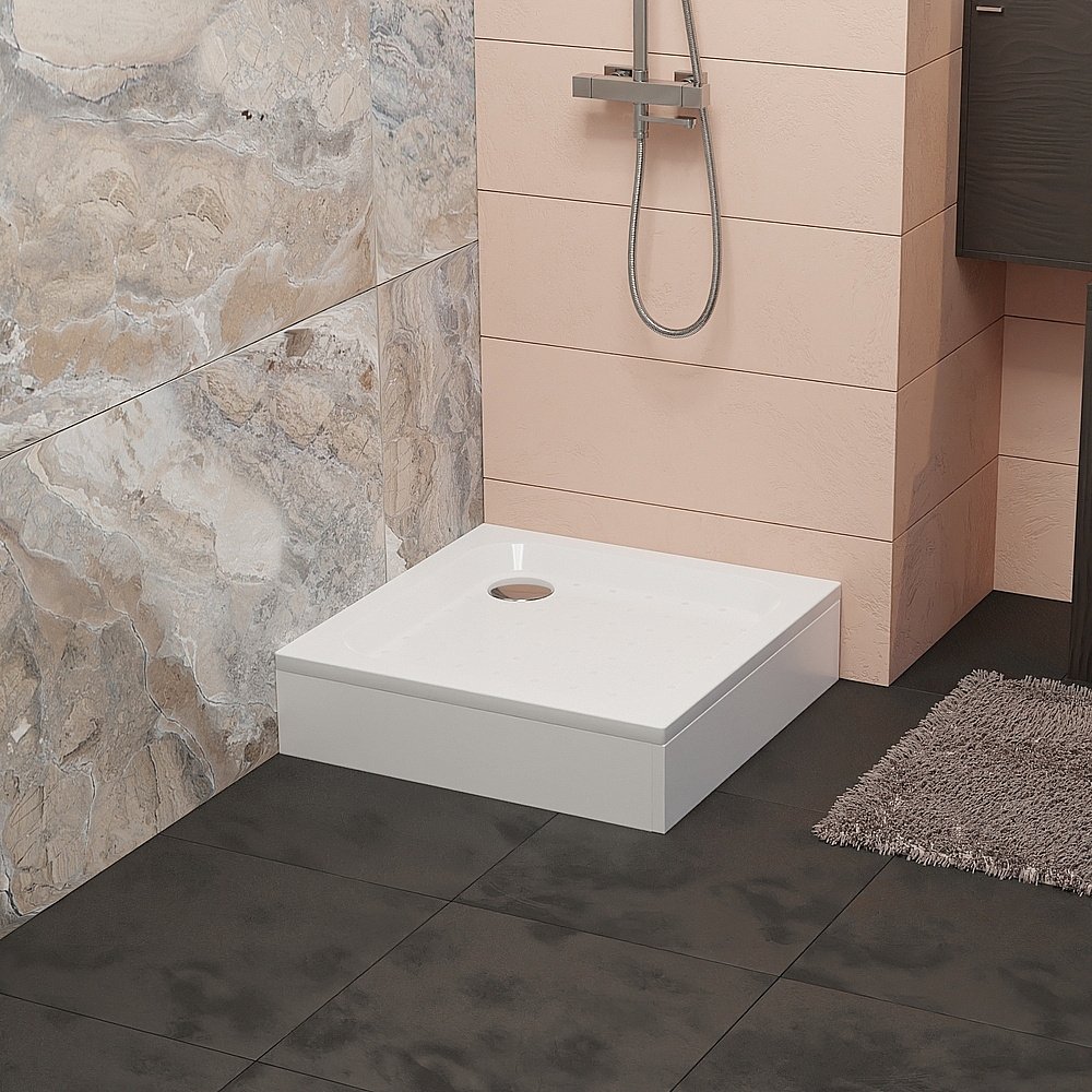Душевой поддон RGW Acryl STYLE KV 16180188-11 80х80 белый купить в интернет-магазине Sanbest