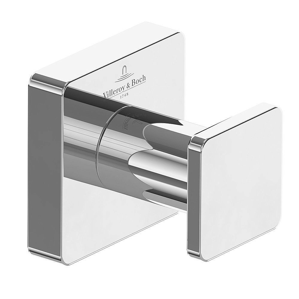 Крючок для полотенец Villeroy&Boch Elements – Striking TVA15201100061 хром купить в интернет-магазине сантехники Sanbest