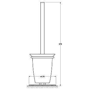 Ершик напольный ARTWELLE Harmonie AWE 004 купить в интернет-магазине сантехники Sanbest