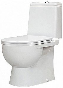 Унитаз-компакт Sanita luxe Best Comfort BSTSLCC04020522 с бачком, с крышкой микролифт, белый купить в интернет-магазине Sanbest