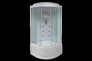 Душевая кабина Royal Bath RB100BK3-WT 100x00 профиль белый/стекло матовое купить в интернет-магазине Sanbest
