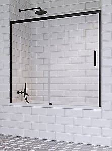 Шторка для ванны Radaway Idea Black PN DWJ 180 купить в интернет-магазине Sanbest
