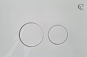 Кнопка для инсталляции CeramaLux DC/1-014 белая купить в интернет-магазине сантехники Sanbest
