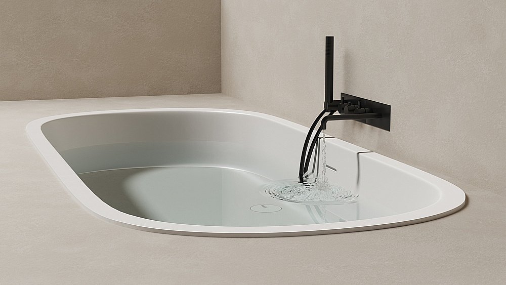 Ванна Salini Ornella AXIS S-Sense 170x75 103413G белая купить в интернет-магазине Sanbest