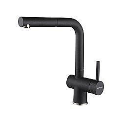 Смеситель для кухни Paulmark Dosse Do214418-BLM черный купить в интернет-магазине сантехники Sanbest