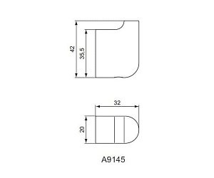 Крючок Ideal Standard Softmood A9145AA купить в интернет-магазине сантехники Sanbest