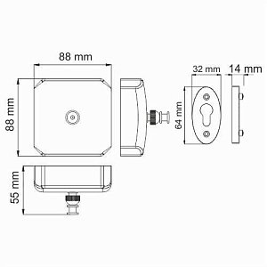 Веревка для белья WasserKRAFT K-1082 купить в интернет-магазине сантехники Sanbest