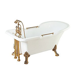 Ванна Migliore Impero на лапах LEONE LUX 25267 180х87 белая,бронза купить в интернет-магазине Sanbest