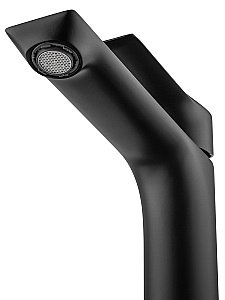 Смеситель для раковины высокий WONZON & WOGHAND BRILLIANT, Черный матовый (WW-88019079-MB) купить в интернет-магазине сантехники Sanbest