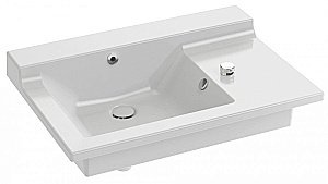 Раковина Jacob Delafon SOPRANO 80  EXL122-00 белая купить в интернет-магазине Sanbest