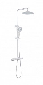 Душевая система Abber Thermostat AF8516FWL белая матовая купить в интернет-магазине сантехники Sanbest