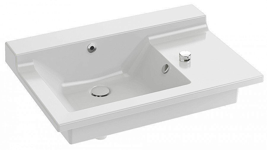 Раковина Jacob Delafon SOPRANO 80  EXL122-00 белая купить в интернет-магазине Sanbest