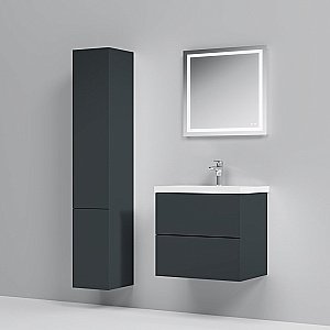 Тумба с раковиной AM.PM Gem 60 графит для ванной в интернет-магазине Sanbest