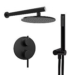 Душевая система PAINI Cox 78PZSET26911SH черная матовая купить в интернет-магазине сантехники Sanbest