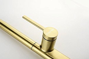 Смеситель для кухни Paulmark Neo Ne214419-LG  светлое золото купить в интернет-магазине сантехники Sanbest