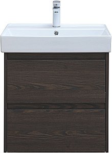 Тумба с раковиной Aquanet Nova Lite 287894 60 дуб черный для ванной в интернет-магазине Sanbest