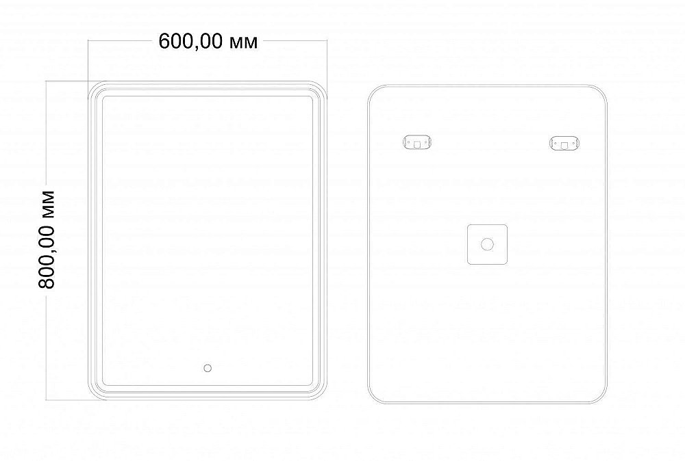 Зеркало Art&Max TITO AM-Tit-600-800-DS-F в ванную от интернет-магазине сантехники Sanbest
