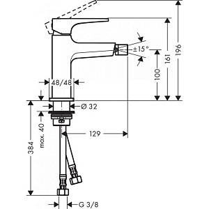 Смеситель Hansgrohe Metropol 32520700 купить в интернет-магазине сантехники Sanbest