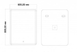 Зеркало Art&Max TITO AM-Tit-600-800-DS-F в ванную от интернет-магазине сантехники Sanbest