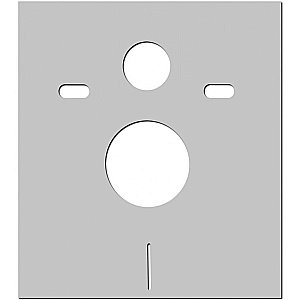 Унитаз подвесной Berges АТОМ Line 410  безободковый, с инсталляцией, белый/кнопка хром глянцевый купить в интернет-магазине Sanbest