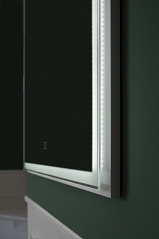 Зеркало Aquanet Nova Lite 50 белый LED NEW в ванную от интернет-магазине сантехники Sanbest