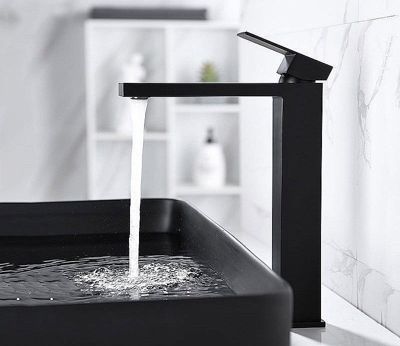 Раковина накладная Ceramalux NC 60,5 9396-1МВ черная матовая купить в интернет-магазине Sanbest