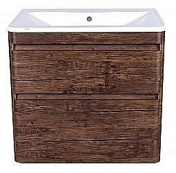 Тумба под раковину подвесная Style Line Атлантика 60 старое дерево купить в интернет-магазине сантехники Sanbest