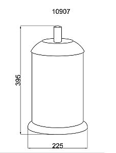 Мусорное ведро Boheme Murano 10907-W-BR купить в интернет-магазине сантехники Sanbest