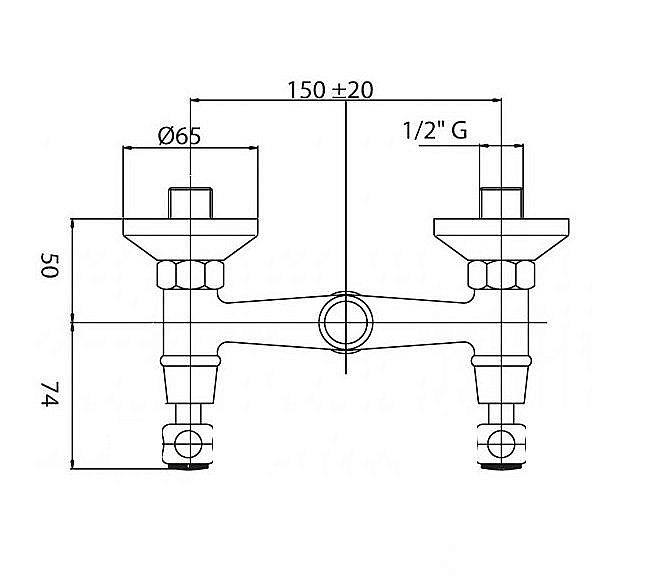 Смеситель для душа Cezares DIAMOND-DS-01-Sw хром купить в интернет-магазине сантехники Sanbest