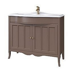 Тумба с раковиной Caprigo Marsel 100 коричневая для ванной в интернет-магазине Sanbest