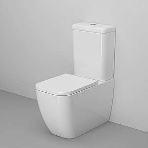 Унитаз Ambassador Forsa 247K19001S с бачком, с крышкой микролифт, белый купить в интернет-магазине Sanbest