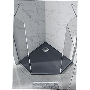 Душевой поддон RGW Stone Tray 90х90 14155099-02-11 графит купить в интернет-магазине Sanbest