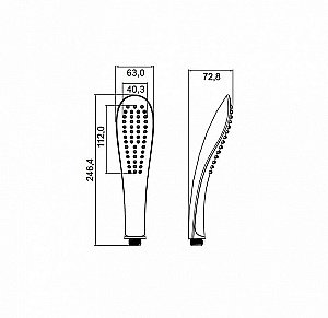 Душевая лейка Iddis Optima Home 0201F00I18 купить в интернет-магазине сантехники Sanbest