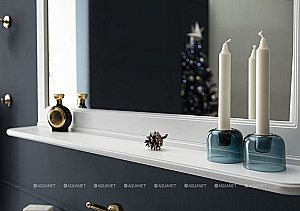 Зеркало Aquanet Валенса 105 белый в ванную от интернет-магазине сантехники Sanbest