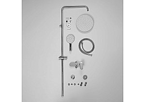 Душевая система Aquatek НИКА AQ2860CR хром купить в интернет-магазине сантехники Sanbest