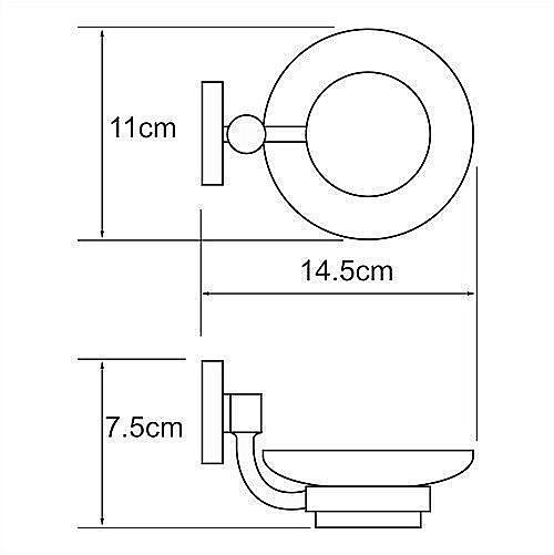 Мыльница стеклянная WasserKRAFT Rhein К-6229 купить в интернет-магазине сантехники Sanbest