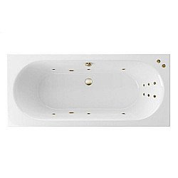 Ванна акриловая EXCELLENT Oceana Slim LINE WAEX.OCE18S.LINE.BR 180x80 белая с гидромассажем купить в интернет-магазине Sanbest