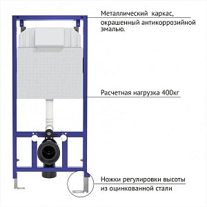 Унитаз BERGES NOVUM 043203 купить в интернет-магазине Sanbest