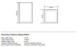 Стакан для зубных щеток Bemeta Vista 120111026-102 синий купить в интернет-магазине сантехники Sanbest